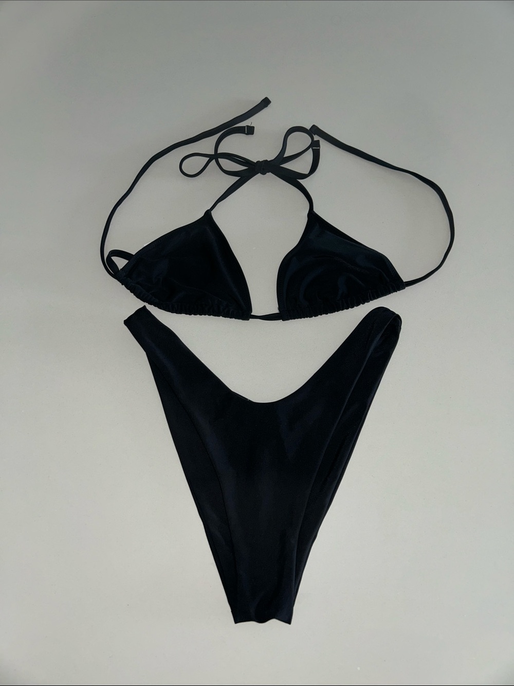 Classic Black Triangle Bikini Set